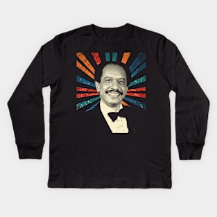 sketc vintage the Jefferson (george) Kids Long Sleeve T-Shirt